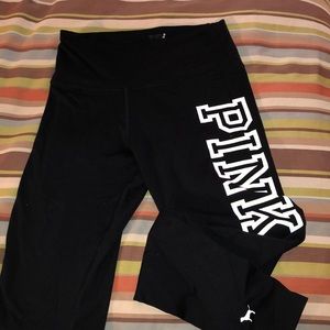 PINK high waisted leggings